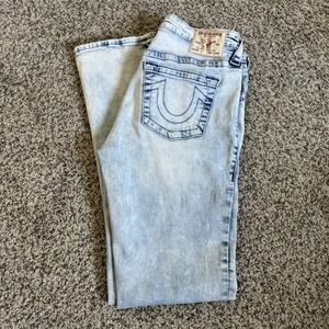 True Religion Jean Men's "BILLIE" Mid Rise Straight